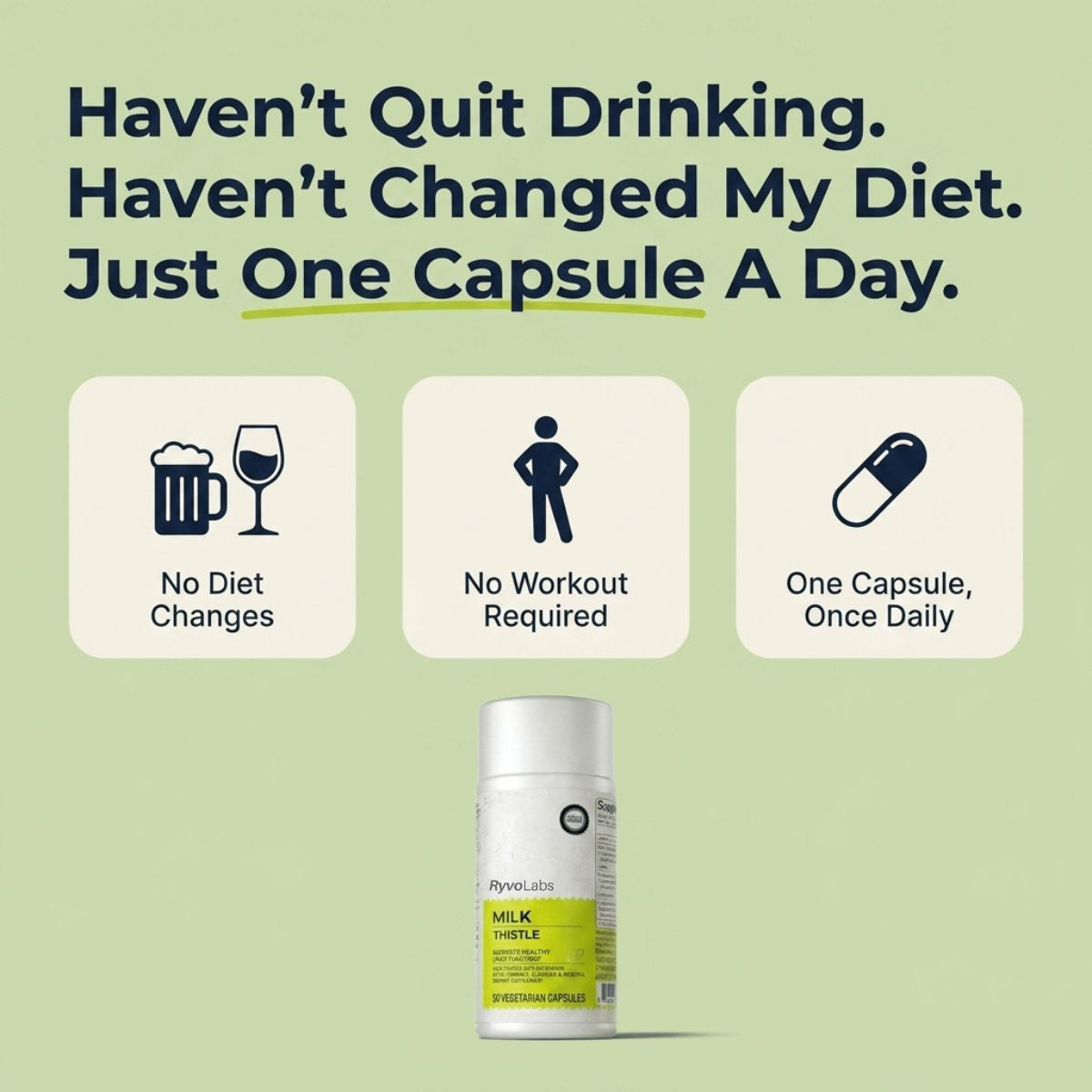 Milk Thistle Liver Detox - 80% Silymarin Formula