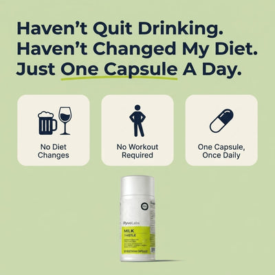 Milk Thistle Liver Detox - 80% Silymarin Formula
