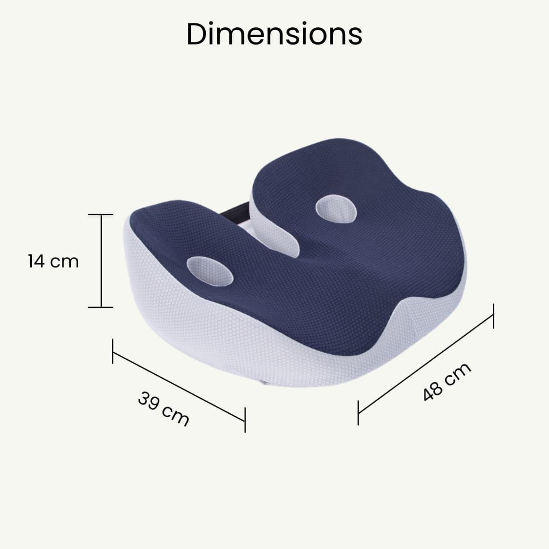 Orthopedic Buttock Cushion by Ryvolabs