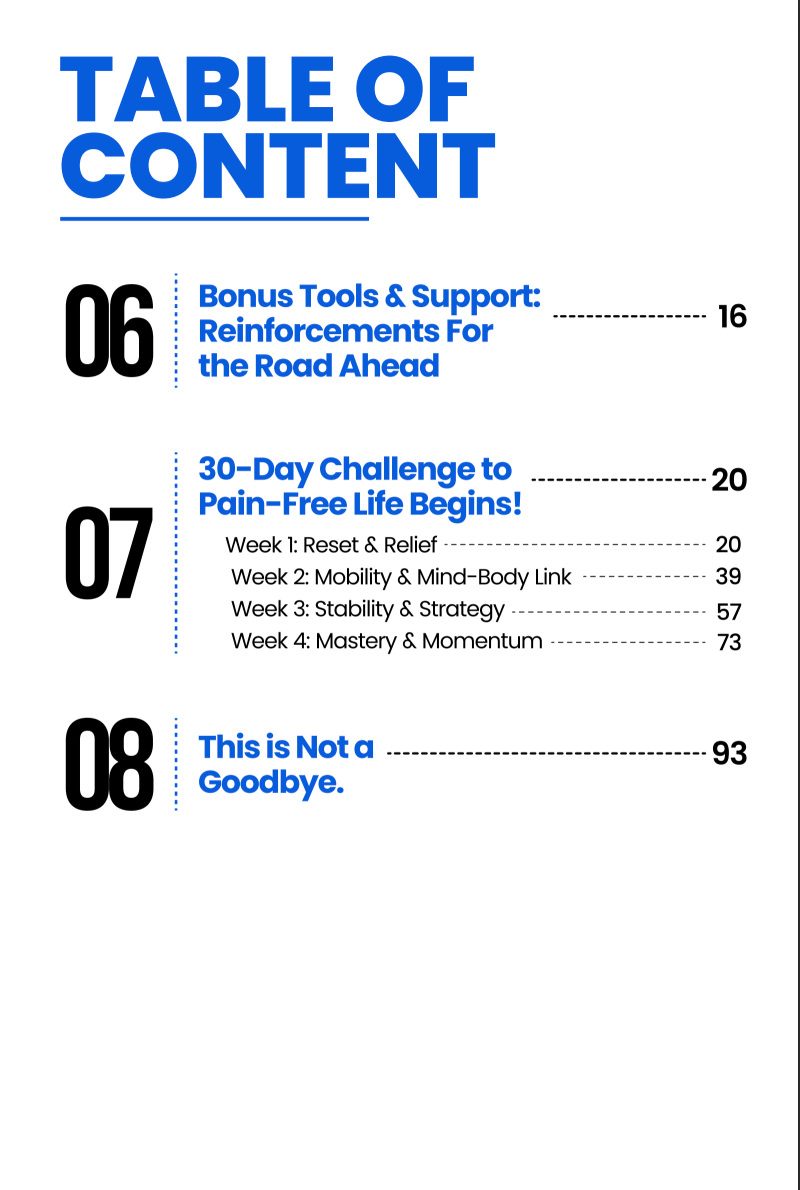 Free Gift: Back Pain & Sciatica Guide