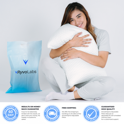 Ryvolabs Adjustable Pillow - For Side, Back, Stomach Sleepers