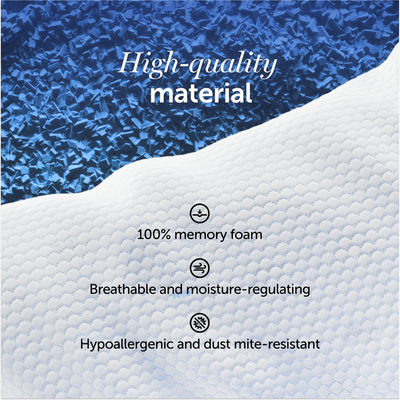 Ryvolabs Adjustable Pillow - For Side, Back, Stomach Sleepers